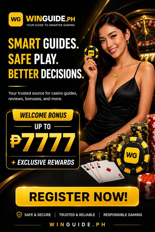 WinGuide.PH - Smart Guides. Safe Play. Better Decisions. Welcome Bonus up to P7777 plus Exclusive Rewards. Register Now.