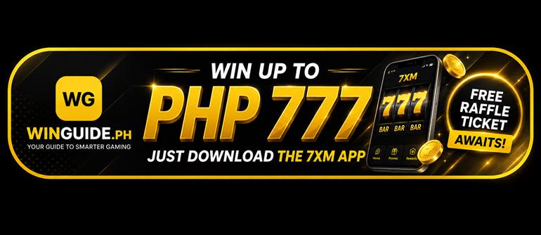 WinGuide.PH - Win up to PHP 777. Just download the 7XM App. Free Raffle Ticket Awaits!